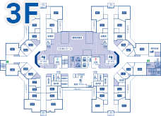 【3F】3階北病棟（301～317）／3階南病棟（351～368）